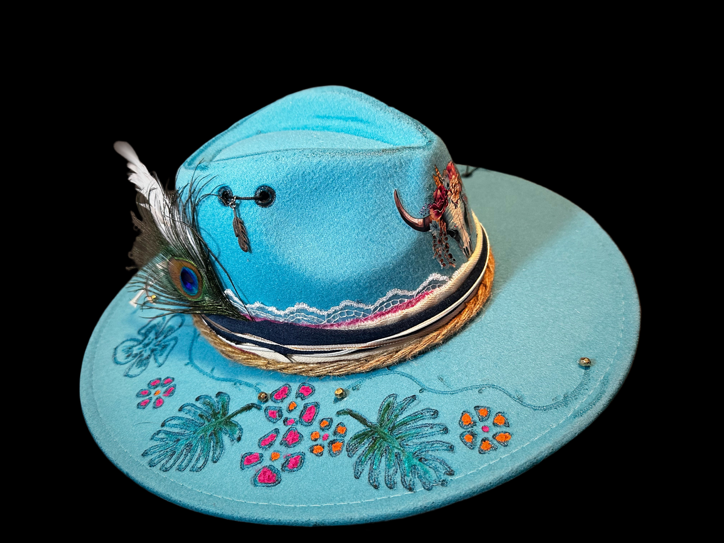 Turquoise and pink lid!!